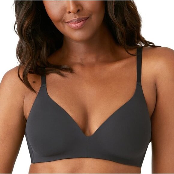 Wacoal T-Shirt Bra Women's Black Classic Comfort First Contour Wire Free Sz 34DD - Picture 1 of 8
